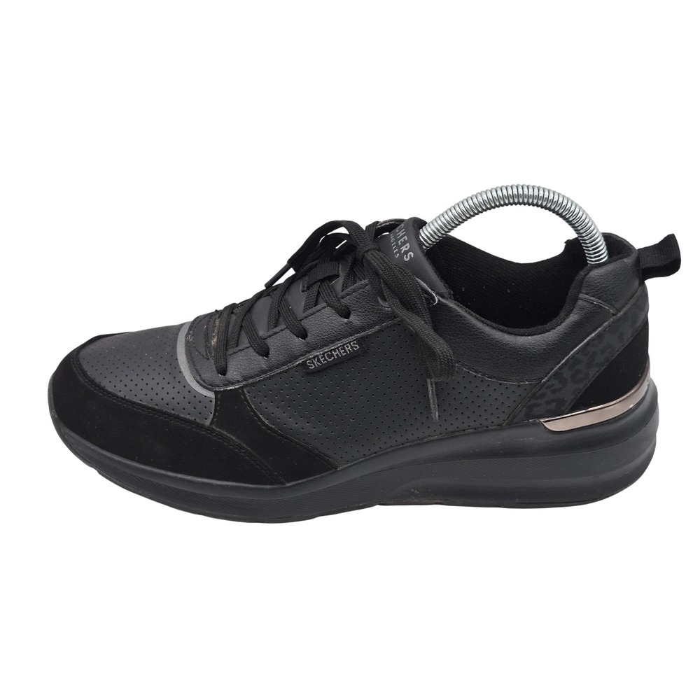 Skechers Shoes Womens‎ Size 9.5 Black Los Angeles Comfort Sneakers SN 155616